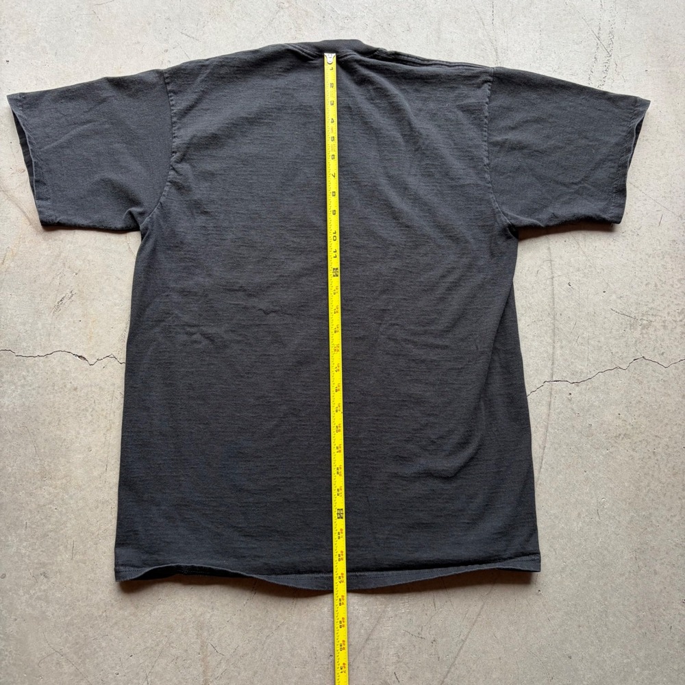 Vintage Montana Grizzly Bear Graphic T Shirt Mens Large Faded Black Roaring Bear - Picture 6 of 6